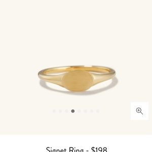Mejuri 14k Signet Ring